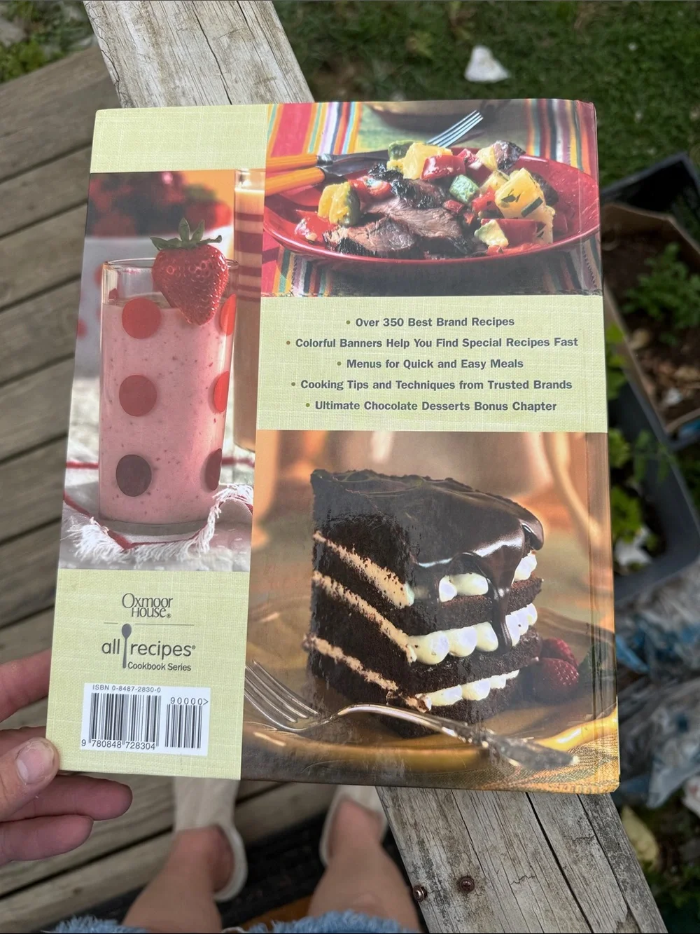 Allrecipes Best Brand Recipes Cookbook - Cream Cover